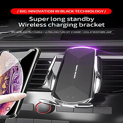 Universal Chargeur rapide sans fil de voiture Porte-téléphone 12 et 11 Pro Samsung Xiaomi Huawei Ventilation Support Car Rack | Chargeur de voiture pas cher