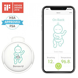 Acheter Monbaby Sense-U, le bouton connecté qui surveille votre bébé