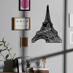 DEKORY Tour Eiffel Paris Décoration Murale en métal - 61x78 cm Tour Eiffel Paris Décoration Murale en métal, Art Mural Sculpture Paris - 61x78 cm