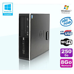 PC HP Compaq Elite 8100 SFF G6950 2,8 GHz 8Go 250Go Wifi Graveur W7 Pro · Occasion 