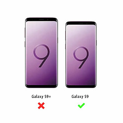 Evetane Coque Samsung Galaxy S9 360 intégrale avant arrière transparente