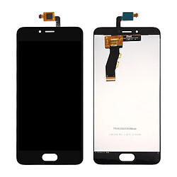 Wewoo Pièce détachée Meizu M5s / noir Meilan 5s Écran LCD + Tactile Digitizer Assemblée