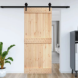 vidaXL Porte NARVIK 70x210 cm bois massif de pin