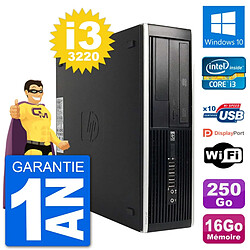 PC HP Compaq Pro 6300 SFF Intel i3-3220 RAM 16Go Disque 250Go Windows 10 Wifi · Occasion 