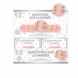 Paris Prix Jeu de 30 Questions EVJF 8cm Rose