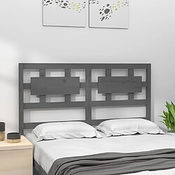 Avis Maison Chic Tête de lit scandinave pour lit adulte,Meuble de chambre Gris 165,5x4x100 cm Bois massif de pin -MN79339