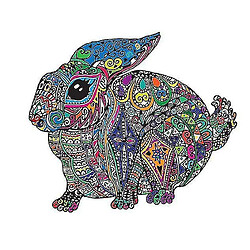 Universal Fleur Lapin Puzzle Puzzle Jeu et Adulte 