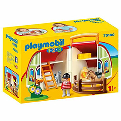 Playmobil® 1.2.3 - Centre équestre transportable