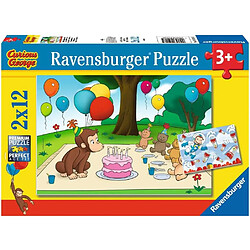 Ravensburger - 05018 - Puzzle - George - 2 x 12 Pièces 