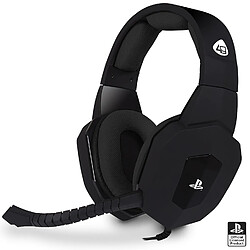 Casque audio gamer stéréo Playstation 4Gamers PRO4-80 Noir soft touch sous Licence Officielle pour PS4 et PS5 