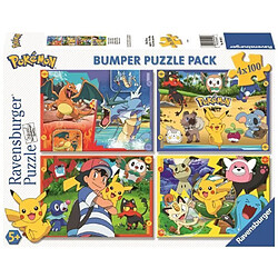 POKEMON Puzzles 4x100 pieces - Ravensburger 