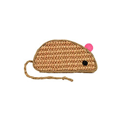 Jouet pour chat - NAYECO Raton - 11,5cm - Brun