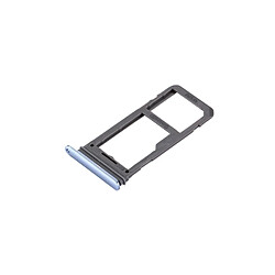 Wewoo Tiroir de Carte SIM bleu pour Samsung Galaxy S8 SIM + Micro SD / SIM pièce détachée pas cher