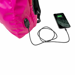 Avis Sac à Dos avec Power Banket Compartiment pour Tablette et Ordinateur Portable Celly FUNKYBACKPK Rose