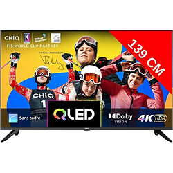 Chiq TV QLED 4K 139 cm U55QM8V Google TV, 4K, QLED