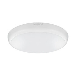 INTEGRAL LED Plafonnier / Applique Murale LED 12W 4000K 1056lm IK10 3hr Urgence Blanc Mat IP54