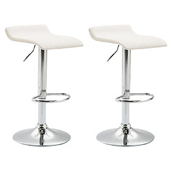 Non Lot de 2 tabourets de bar Dyn V2 tissu C