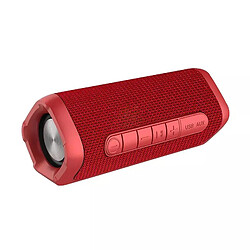 Yonis Enceinte Bluetooth Portable Waterproof Puissante Basses 2000mAh Autonomie 7h Enceinte Bluetooth Portable Waterproof Subwoofer Sans Fil Haute Puissance Rouge YONIS