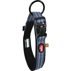 Avis ZOLUX Collier souple en tissu Bivouak 35 à 45 cm 20 mm bleu.