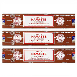 Encens indien relaxation Namaste Satya 3x (36 batons)