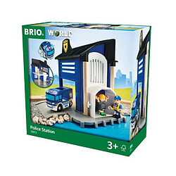 Brio World Commissariat de Police - Accessoire son et lumiere pour circuit de train en bois - Ravensburger - Des 3 ans - 33813