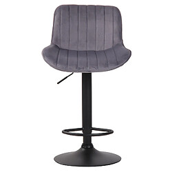 Avis Non Lot de 2 tabourets de bar Lentini velours noir