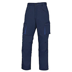 Pantalon de travail MACH2 multipoches bleu marine/roi T3XL - DELTA PLUS - M2PA2BM3X 