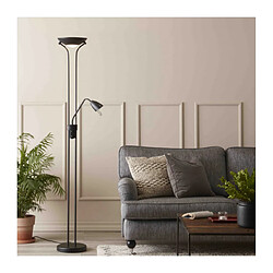 Markslojd Lampadaire DETROIT Noir 2 ampoules