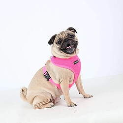 Puppia Harnais pour Chien Néon Soft Pink M pas cher