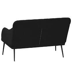 Acheter vidaXL Banc Noir 110x76x80 cm Velours