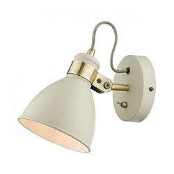 Luminaire Center Spot Frederick Laiton antique,crème 1 ampoule 1,8cm