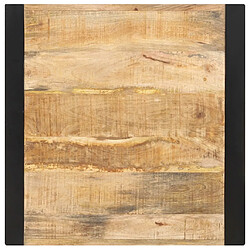 Avis vidaXL Table à manger 60x60x75 cm Bois de manguier massif brut