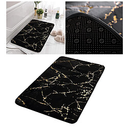 Avis Tapis De Bain Tapis De Bain Absorbant L'eau Tapis De Sol De Chevet Noir 50x80cm