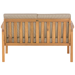 Beliani Set de jardin MANILA Acacia Bois clair pas cher