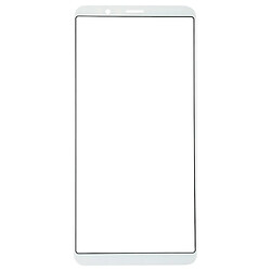 Wewoo Pièce Détachée Vitre Écran avant pour OPPO R11s Plus (blanc)