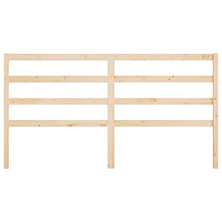 Acheter Maison Chic Tête de lit scandinave pour lit adulte,Meuble de chambre 206x4x100 cm Bois massif de pin -MN74751