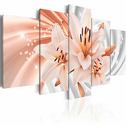 Paris Prix Tableau Imprimé Coral Lilies 100 x 200 cm 