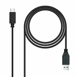 Câble USB A vers USB C NANOCABLE 10.01.4002 2 m Noir