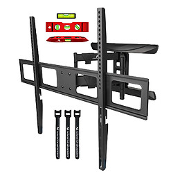 Support TV Maclean MC-423 max VESA 800x600 43-100" 80kg réglage de l'angle horizontal et vertical profil 50-500mm noir