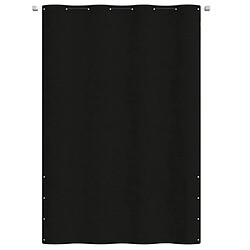 vidaXL Écran de balcon Noir 160x240 cm Tissu Oxford