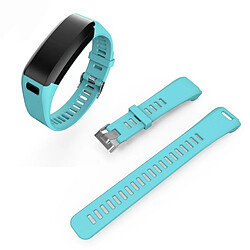 Wewoo Bracelet pour montre connectée Dragonne Sport en silicone Garmin Vivosmart HR 1 Bleu ciel 