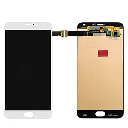 Wewoo Pour Meizu Pro 5 écran blanc LCD + tactile Digitizer Assemblée pièce détachée