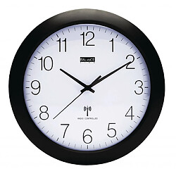 Alpexe Horloge murale Radio-contrôlée 30 cm Analogiques Blanc/Noir