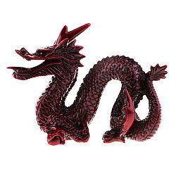 Zodiaque Chinois Résine Licorne Dragon Figurine Peint à La Main Jouet Maison Ornements