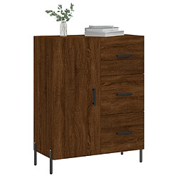 Avis Maison Chic Buffet,Meuble de Rangement,commode pour salon,Cuisine chêne marron 69,5x34x90 cm bois d'ingénierie -MN69361