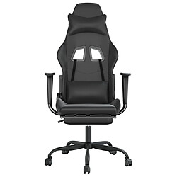 Avis Maison Chic Chaise de jeu, Chaise gaming avec repose-pied, Fauteuil gamer,Chaise de Bureau Noir Similicuir -GKD16529