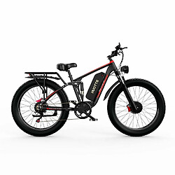 Vélo Électrique Duotts S26 - Moteur 750W*2 Batterie 960WH 60KM d'Autonomie - Noir Découvrez le Vélo Électrique Duotts S26: Moteur 750W*2, Batterie 960WH