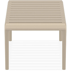 Avis Alterego Table basse 'SIDONY XL' taupe en matière plastique