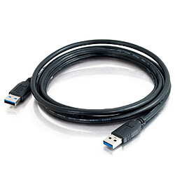 Cables To Go C2G 1m USB 3.0 1m Mâle Mâle Noir câble USB