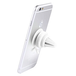 Wewoo Support Holder blanc pour Tablettes, iPhone, Samsung, , Xiaomi, HTC et autres smartphone Universel 360 Degrees Rotation De Voiture Air Vent Mount Sucker Titulaire Stand, Diamètre: 3,5 cm, Hauteur du support: 4,5 cm, pas cher